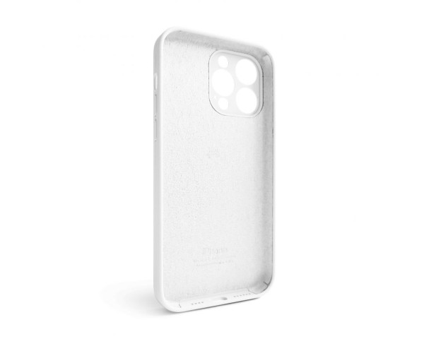 Чохол Full Silicone Case для Apple iPhone 15 Pro Max white (09) закрита камера