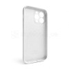 Чохол Full Silicone Case для Apple iPhone 15 Pro Max white (09) закрита камера (без логотипу)