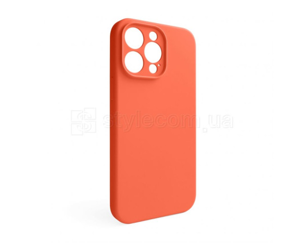 Чехол Full Silicone Case для Apple iPhone 15 Pro Max orange (13) закрытая камера (без логотипа)