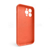 Чехол Full Silicone Case для Apple iPhone 15 Pro Max orange (13) закрытая камера (без логотипа)