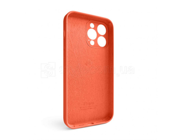 Чехол Full Silicone Case для Apple iPhone 15 Pro Max orange (13) закрытая камера (без логотипа)