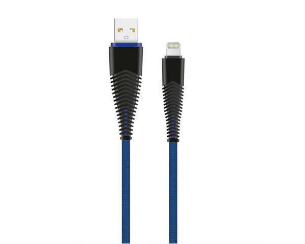 Кабель USB WALKER C550 Lightning dark blue