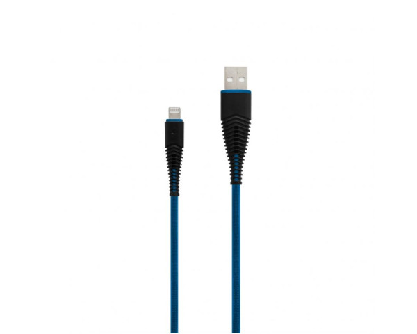 Кабель USB WALKER C550 Lightning dark blue