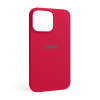 Чохол Full Silicone Case для Apple iPhone 15 Pro Max rose red (37)