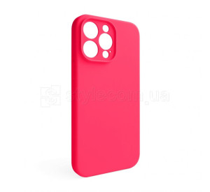 Чохол Full Silicone Case для Apple iPhone 15 Pro Max shiny pink (38) закрита камера (без логотипу)