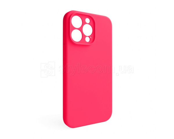 Чохол Full Silicone Case для Apple iPhone 15 Pro Max shiny pink (38) закрита камера (без логотипу)