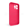 Чохол Full Silicone Case для Apple iPhone 15 Pro Max shiny pink (38) закрита камера (без логотипу)