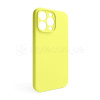 Чохол Full Silicone Case для Apple iPhone 15 Pro Max flash lime (41) закрита камера (без логотипу)