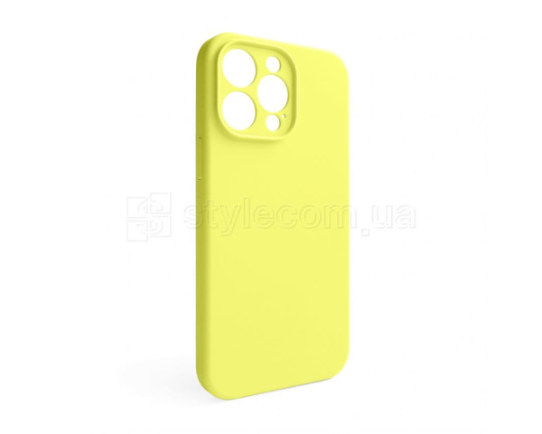 Чохол Full Silicone Case для Apple iPhone 15 Pro Max flash lime (41) закрита камера (без логотипу)