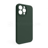 Чохол Full Silicone Case для Apple iPhone 15 Pro Max atrovirens green (54) закрита камера (без логотипу)