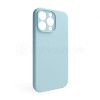 Чохол Full Silicone Case для Apple iPhone 15 Pro Max sky blue (58) закрита камера (без логотипу)