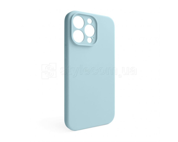 Чохол Full Silicone Case для Apple iPhone 15 Pro Max sky blue (58) закрита камера (без логотипу)