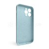 Чохол Full Silicone Case для Apple iPhone 15 Pro Max sky blue (58) закрита камера (без логотипу)