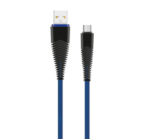 Кабель USB WALKER C550 Micro dark blue