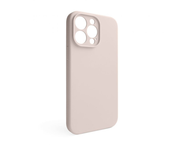 Чехол Full Silicone Case для Apple iPhone 15 Pro Max grey pink (73) закрытая камера (без логотипа)