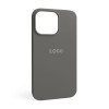Чохол Full Silicone Case для Apple iPhone 15 Pro Max titanium grey (74)