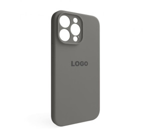 Чохол Full Silicone Case для Apple iPhone 15 Pro Max titanium grey (74) закрита камера