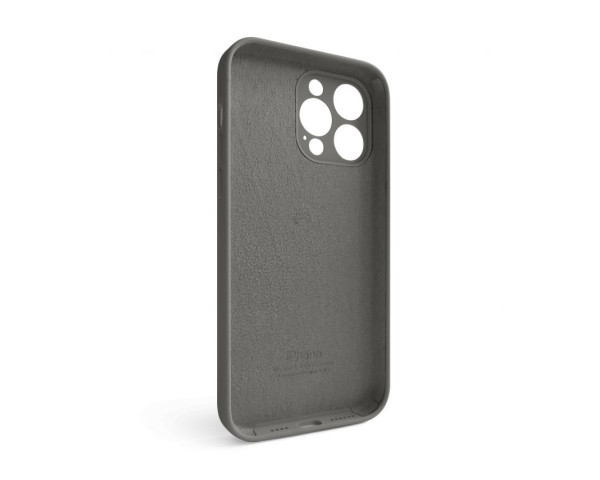 Чохол Full Silicone Case для Apple iPhone 15 Pro Max titanium grey (74) закрита камера