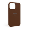 Чохол Full Silicone Case для Apple iPhone 15 Pro Max dark brown (75)
