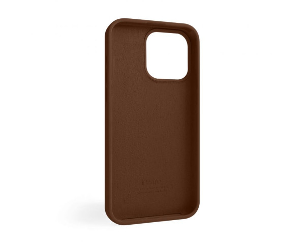 Чохол Full Silicone Case для Apple iPhone 15 Pro Max dark brown (75)