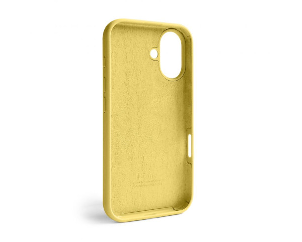 Чохол Full Silicone Case для Apple iPhone 16 yellow (04)