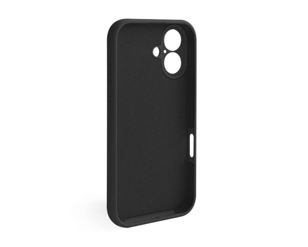 Чохол Full Silicone Case для Apple iPhone 16 black (18) закрита камера