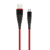 Кабель USB WALKER C550 Micro red