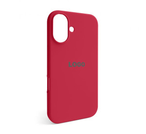 Чохол Full Silicone Case для Apple iPhone 16 rose red (37)