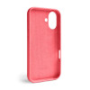 Чохол Full Silicone Case для Apple iPhone 16 watermelon pink (52)