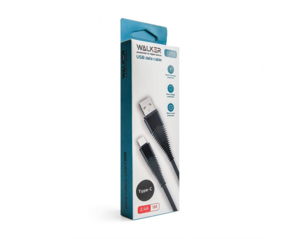 Кабель USB WALKER C550 Type-C black