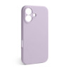 Чохол Full Silicone Case для Apple iPhone 16 lilac purple (72) закрита камера (без логотипу)