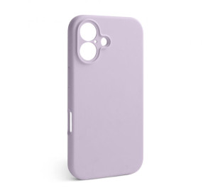 Чохол Full Silicone Case для Apple iPhone 16 lilac purple (72) закрита камера (без логотипу)