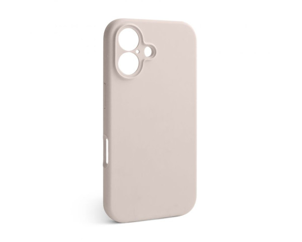 Чехол Full Silicone Case для Apple iPhone 16 grey pink (73) закрытая камера (без логотипа)