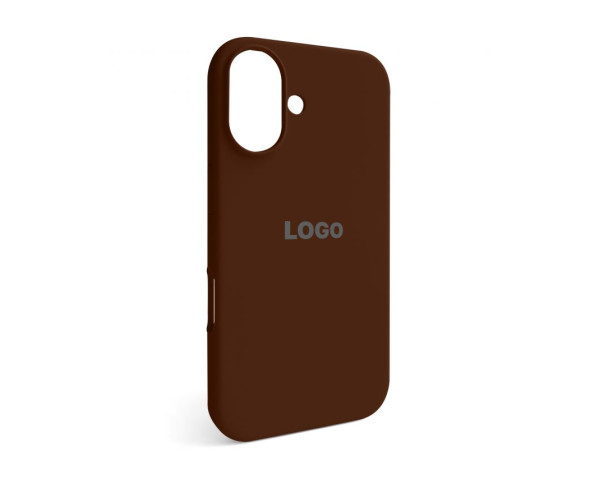 Чохол Full Silicone Case для Apple iPhone 16 dark brown (75)