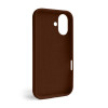 Чохол Full Silicone Case для Apple iPhone 16 dark brown (75)
