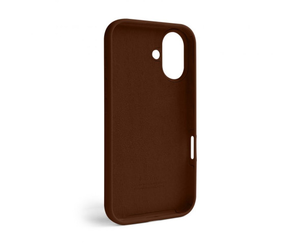 Чохол Full Silicone Case для Apple iPhone 16 dark brown (75)