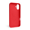 Чохол Full Silicone Case для Apple iPhone 16 Plus red (14)