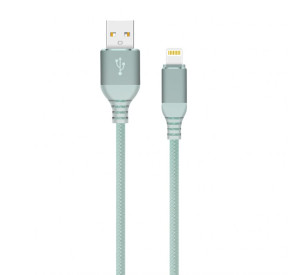Кабель USB WALKER C560 Lightning green