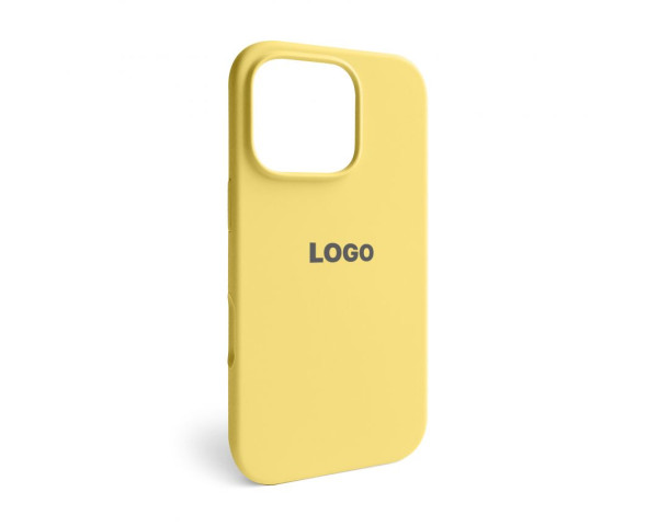 Чехол Full Silicone Case для Apple iPhone 16 Pro yellow (04)