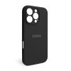 Чохол Full Silicone Case для Apple iPhone 16 Pro black (18) закрита камера