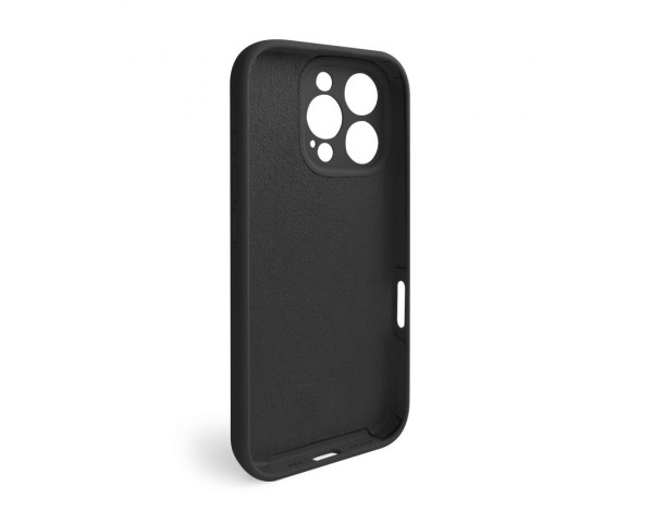 Чохол Full Silicone Case для Apple iPhone 16 Pro black (18) закрита камера