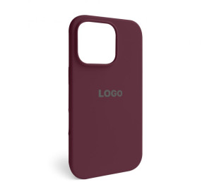 Чехол Full Silicone Case для Apple iPhone 16 Pro plum (57)