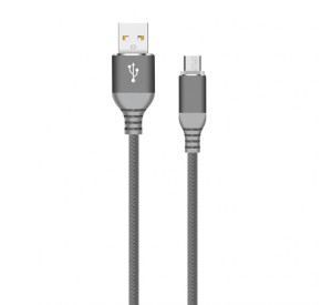 Кабель USB WALKER C560 Micro grey