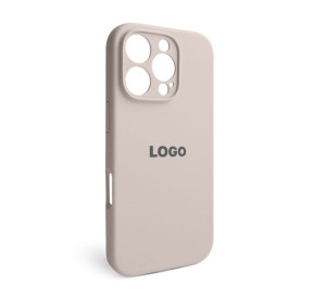 Чохол Full Silicone Case для Apple iPhone 16 Pro grey pink (73) закрита камера