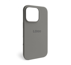 Чохол Full Silicone Case для Apple iPhone 16 Pro titanium grey (74)