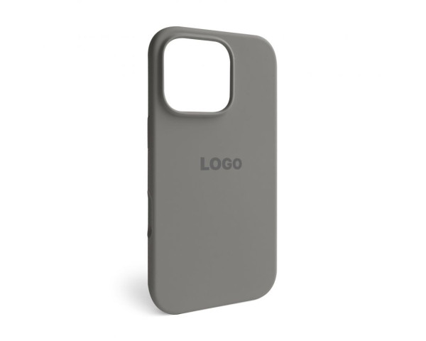 Чохол Full Silicone Case для Apple iPhone 16 Pro titanium grey (74)