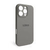 Чохол Full Silicone Case для Apple iPhone 16 Pro titanium grey (74) закрита камера