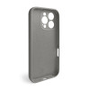 Чохол Full Silicone Case для Apple iPhone 16 Pro titanium grey (74) закрита камера