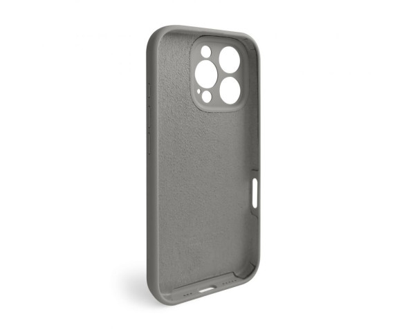 Чохол Full Silicone Case для Apple iPhone 16 Pro titanium grey (74) закрита камера