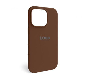 Чохол Full Silicone Case для Apple iPhone 16 Pro dark brown (75)